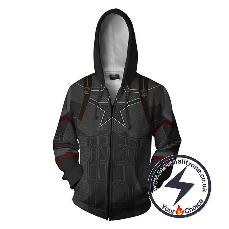 Avengers Infinity War Hoodie - Captain America Jacket